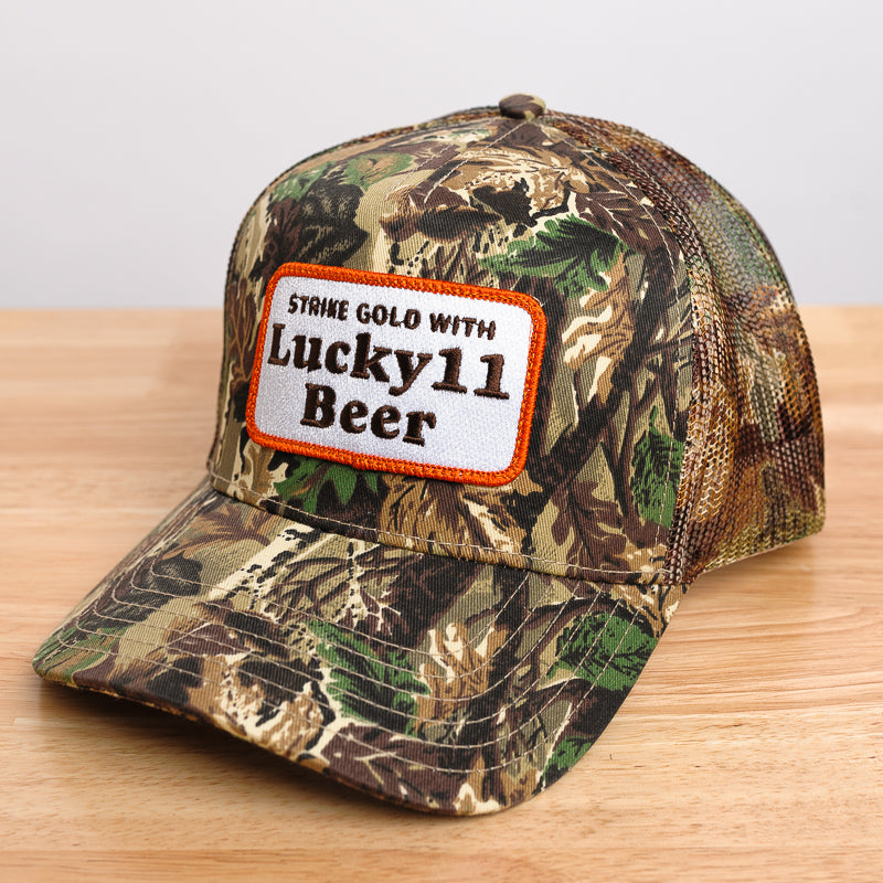 Strike Gold Trucker Snapback Hat
