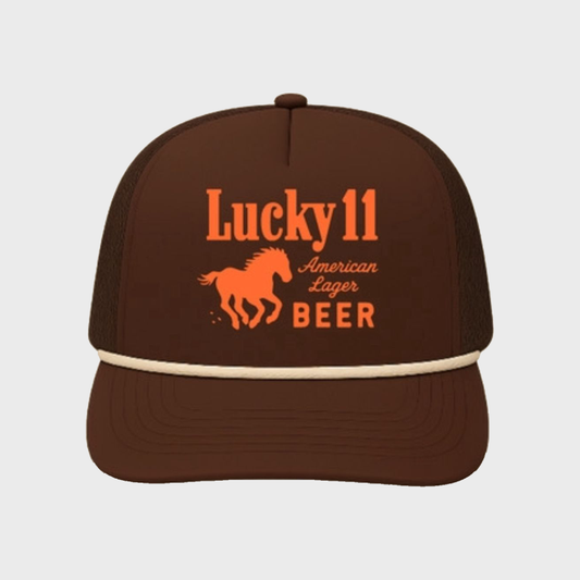 Lucky 11 beer hat 1