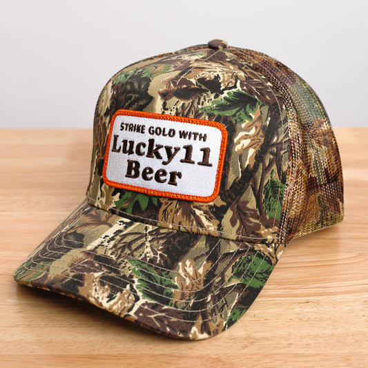 Strike Gold Trucker Snapback Hat