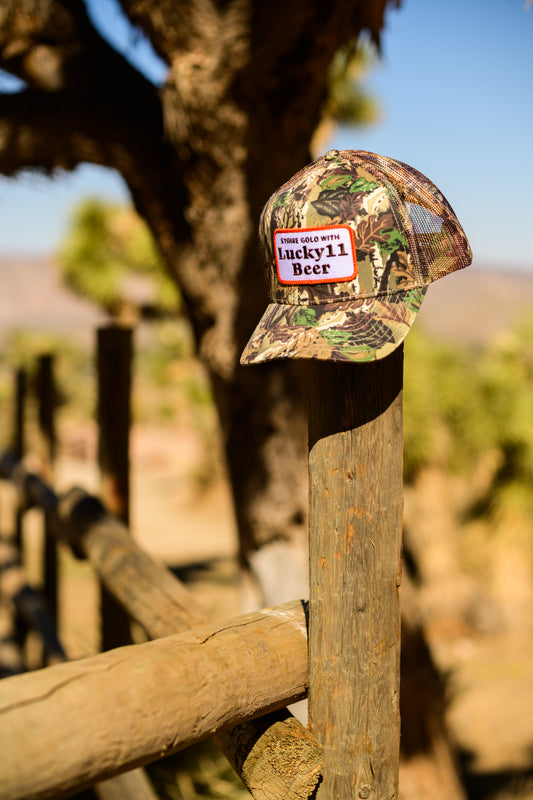 Strike Gold Trucker Snapback Hat