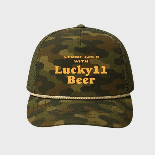 Lucky 11 beer hat 3